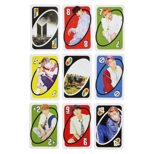 Image of U.N.O BTS Cards Game Play with Family and Friends and Ideal for Parties, Travel, and Family Gatherings (Pack of 1)