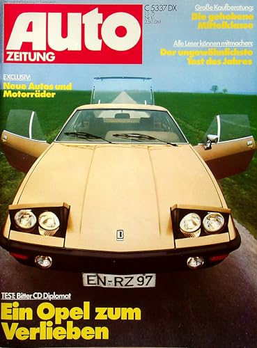 Echte, historische Zeitschrift von 1975 - Garantiert 51 Jahre alt - Personalisiertes Geschenk 51. Geburtstag Mann - Original aus dem Jahr 1975 - Die Geschenkidee für Männer - Autozeitung 10/1975