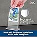 BCW Trading Card Display Stand | Acrylic Card Holder Stand for Sports Cards, Pokémon & TCG | Stable Vertical Card Stand with Beveled Edges | Clear Sports Card Display Stand