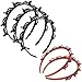 Produktbild 5 Stück Frisurenhilfe Haarreif mit Klammern Double Bangs Hairstyle Hairpin Doppelknall Haarreifen Haarnadel Stirnbänder Haarnadeln Friseurbedarf DIY Haarband für für Männer und Frauen