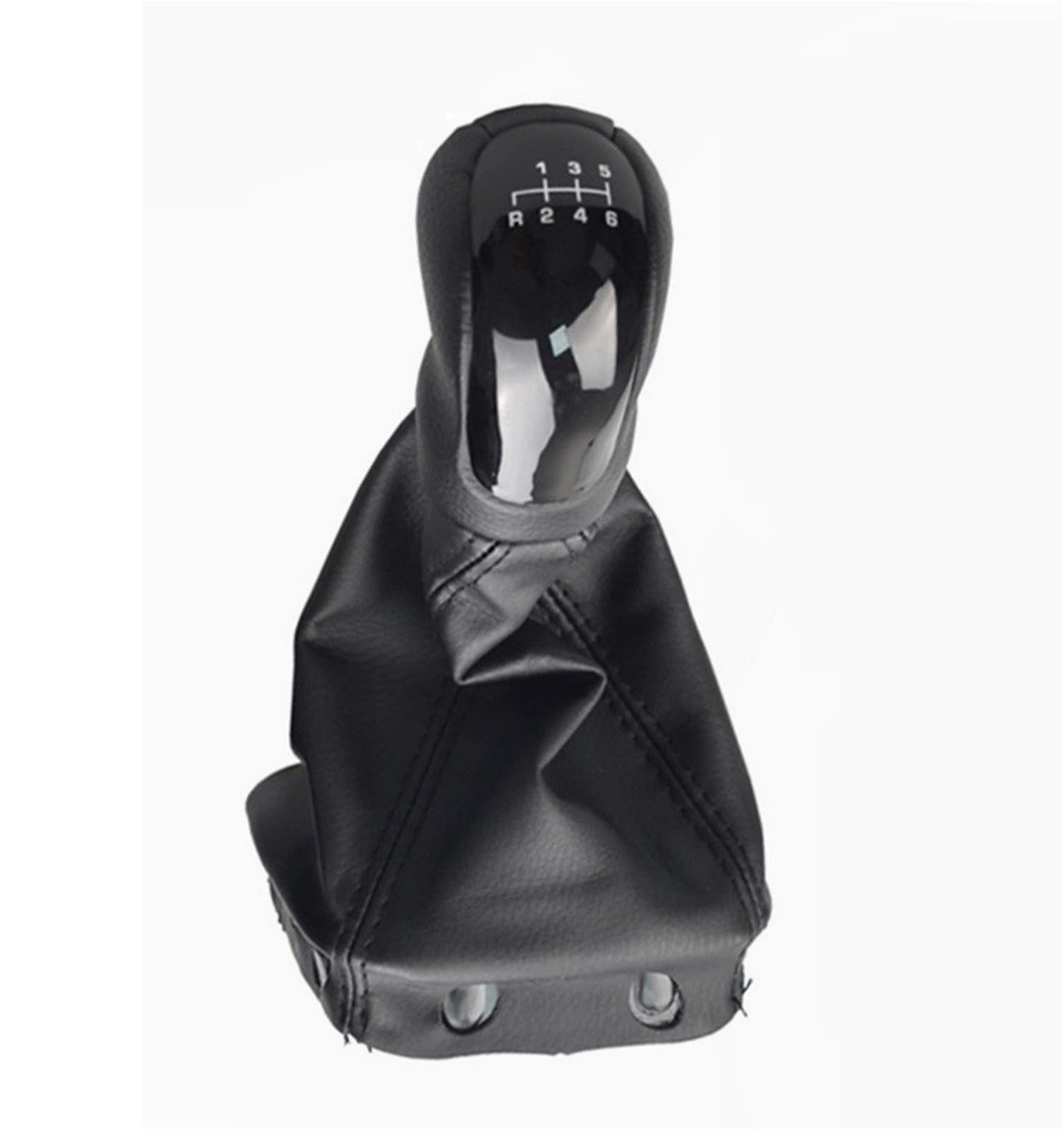 Gxqklsu 6 Speed Gear Shift Knob Compatible With Benz W168 A Class 1997-2004 5 Gear Car Shift Gear Knobs With Gaitor Gear Lever Tuning(6 Speed)