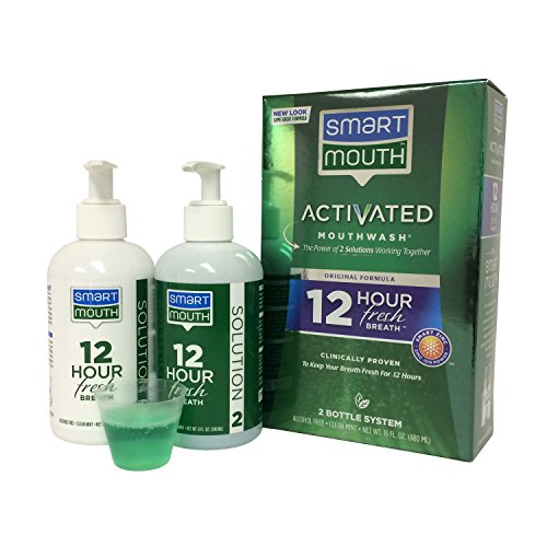SmartMouth Original 2 Pump Bottle System 16 oz (1 pack, Original Mint)