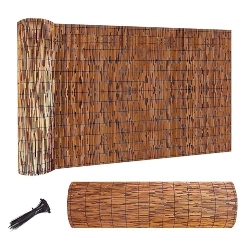 Genérico Valla De Bambú Decorativa para Privacidad en Terraza, 30-190cm Cañizo De Caña Natural de Ocultación para el Balcón, Rollo de Caña Tejida, Cerramiento Exterior para Patio