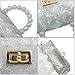 Amamcy Fashion Candy Color Handbag Satchel Mini Pink Purse Jelly Shoulder Bag Crossbody Purse with Pearls Handle Chain Strap(Small)