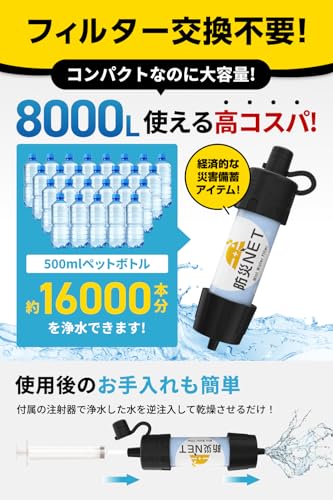 防災NET 携帯浄水器