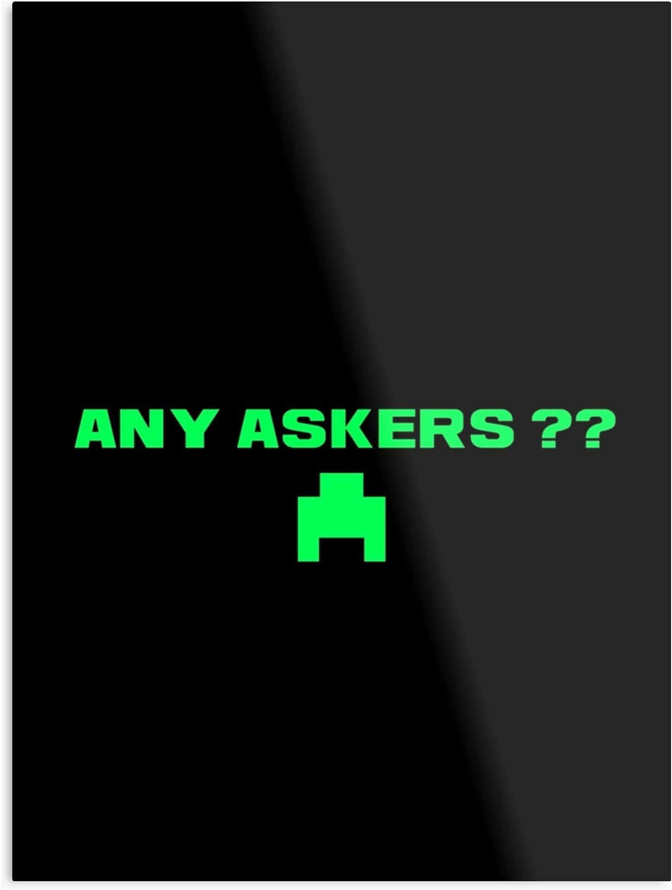 Huskers Twitch Any Askers Dream Meaning SMP Copypasta Emote Meme I SMPteam - Impressive Posters for Room Decoration Printed Trendy - Customize