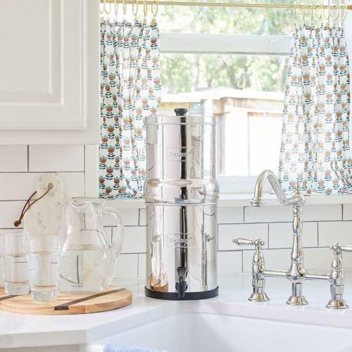 Berkey travel 5.6L Système de Filtration d'Eau par Gravité en inox AISI 304 avec 2 Eléments de purification black berkey