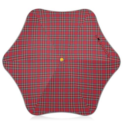 Parapluie de pluie rouge pour enfants résistant avec poignée ergonomique