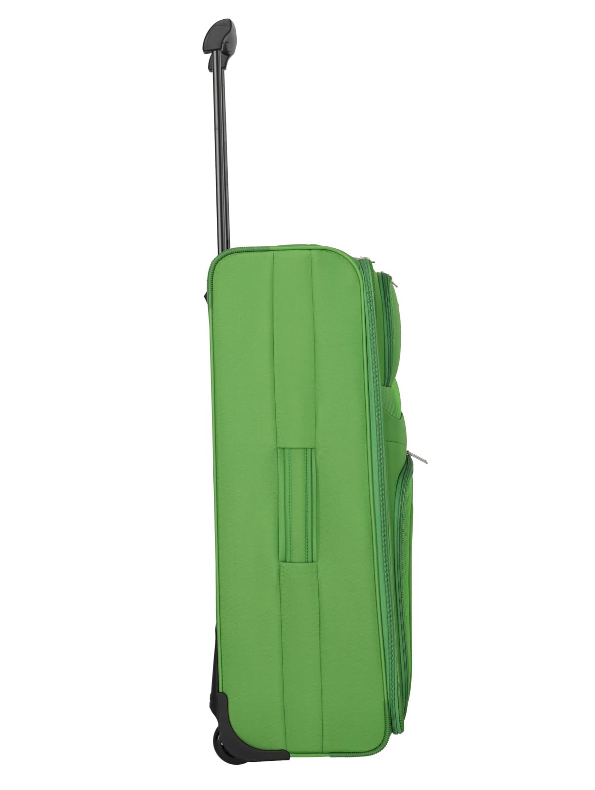 paklite Orlando walizka podróżna na 2 kółkach, średniej wielkości, klasyczna miękka walizka na kółkach o ponadczasowym wzornictwie, zielony, Trolley L (73 cm), Miękki wózek na kółkach z 2 kółkami