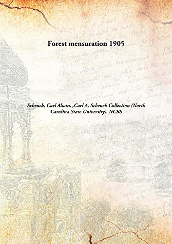 Forest mensuration 9332858969 Book Cover