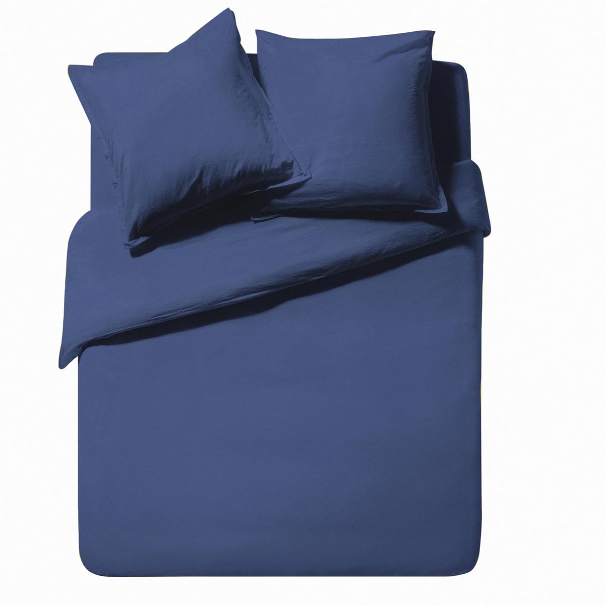 Funda nórdica de algodón lavado Soft Line liso 260 x 240 de tacto premium