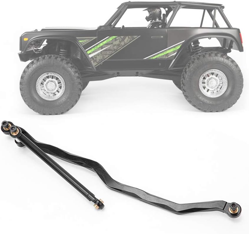 RC Car Steering Rod, Aluminum Alloy RC Steering Tie Rod RC Car Steering Link Rod for AXIAL RR10 Wraith 90018 1/10 RC Car