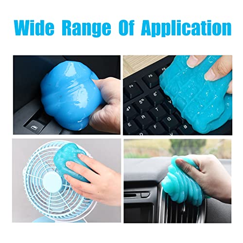 Gel de limpeza de carro, gel de limpeza para detalhes de carros, kit de ferramentas de limpeza de co