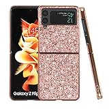 Tiwinxing Compatible con Funda Samsung Z Flip 3 5g Glitter, Fundas...