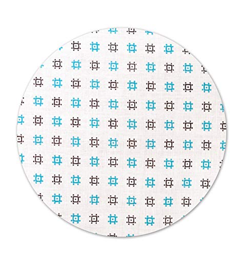 Personal Touch Unisex Hospital Patient Angle Back Overlap Ties at Neck & Waist Gown Teal/Blue Diamond Sunshine - One Size Pack of 4