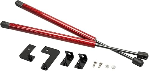 Miniatura 4 de TSUBASA Soportes de elevación para Subaru XV Crosstrek GT 2017-2023 capó delantero Modificar fibra de carbono cargada a gas, amortiguadores de