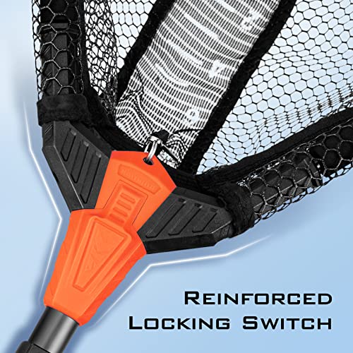 image for KastKing Pontus Fishing Net, Foldable & Lightweight Landing Net with B