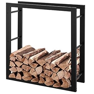 RANSENERS WH02 Kaminholzregal Metall 160x27x150cm