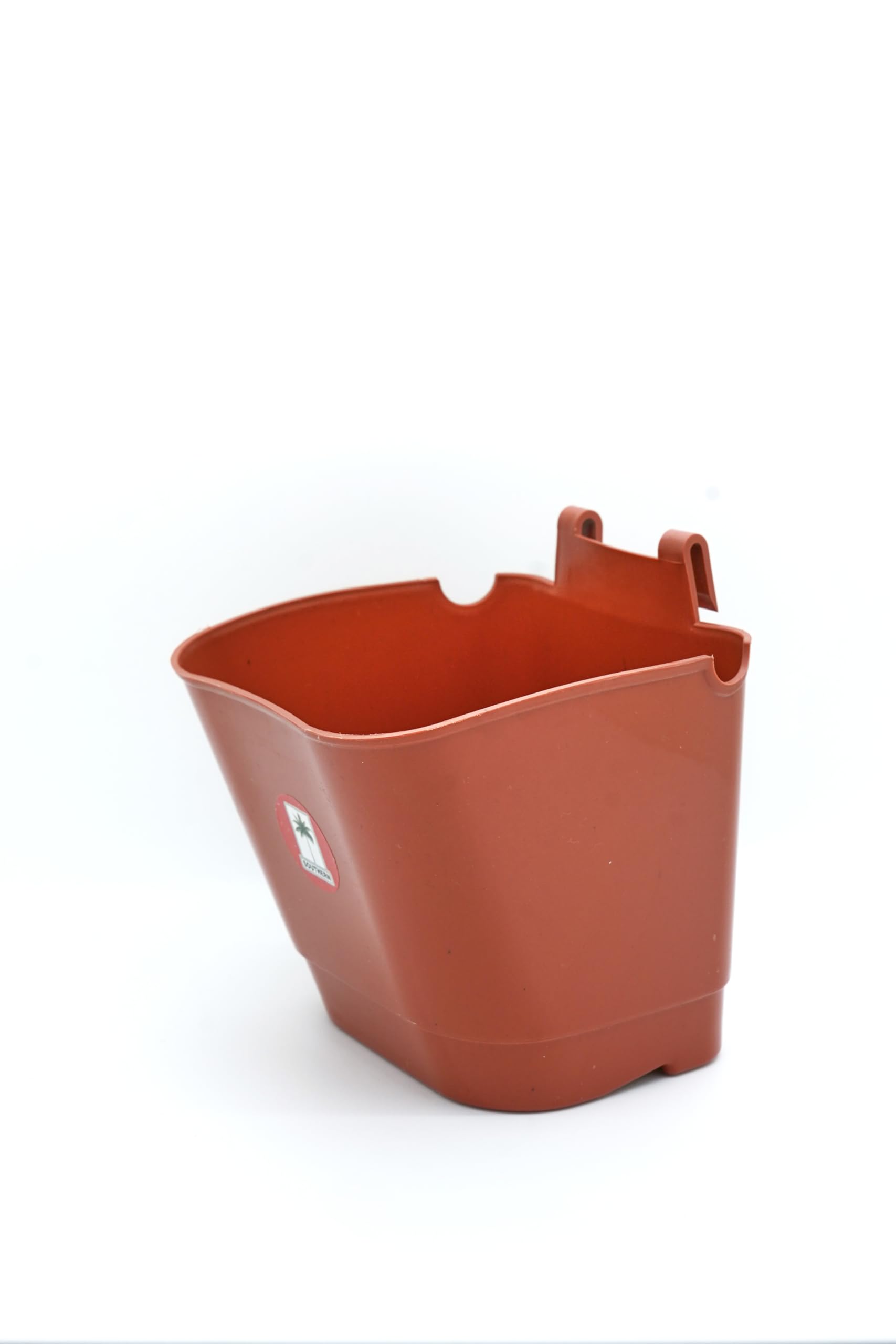 Stackable Wall Fence Hanging Vertical Planter Garden Plant Flower Herbs Pot (12, Terracotta)