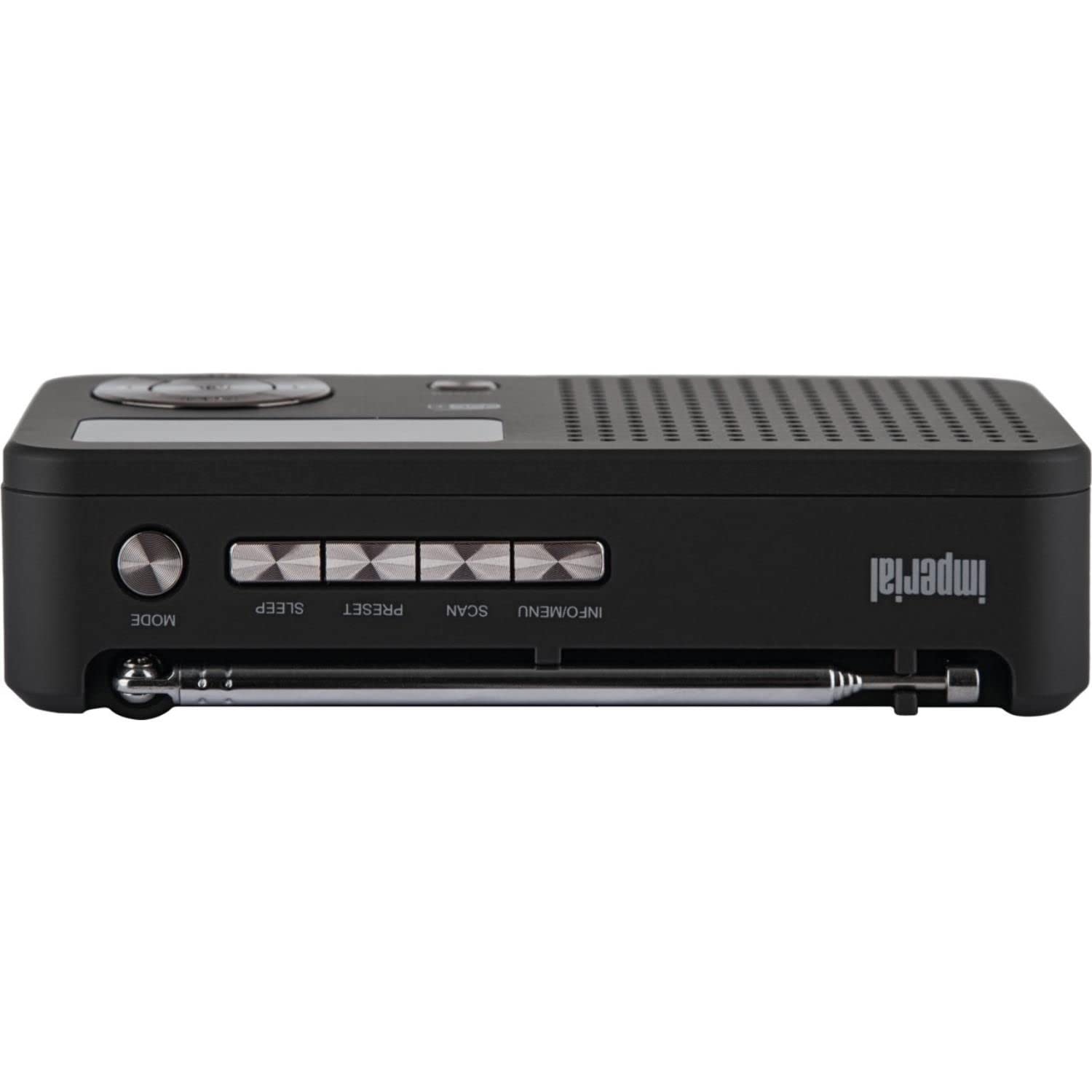 IMPERIAL DABMAN 13 (Dab+, FM, Altavoz, Pantalla, USB, MicroSD, Funcionamiento con batería, batería, pequeño, Control de Botones), Color Negro