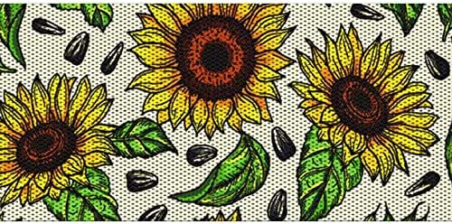 Under the Sun Inserts - Front Grille Insert - Compatible With Jeep Wrangler – Rust Proof Aluminum - Fits Wrangler Model (JL or JLU: 2018 +) - (Sunflowers)