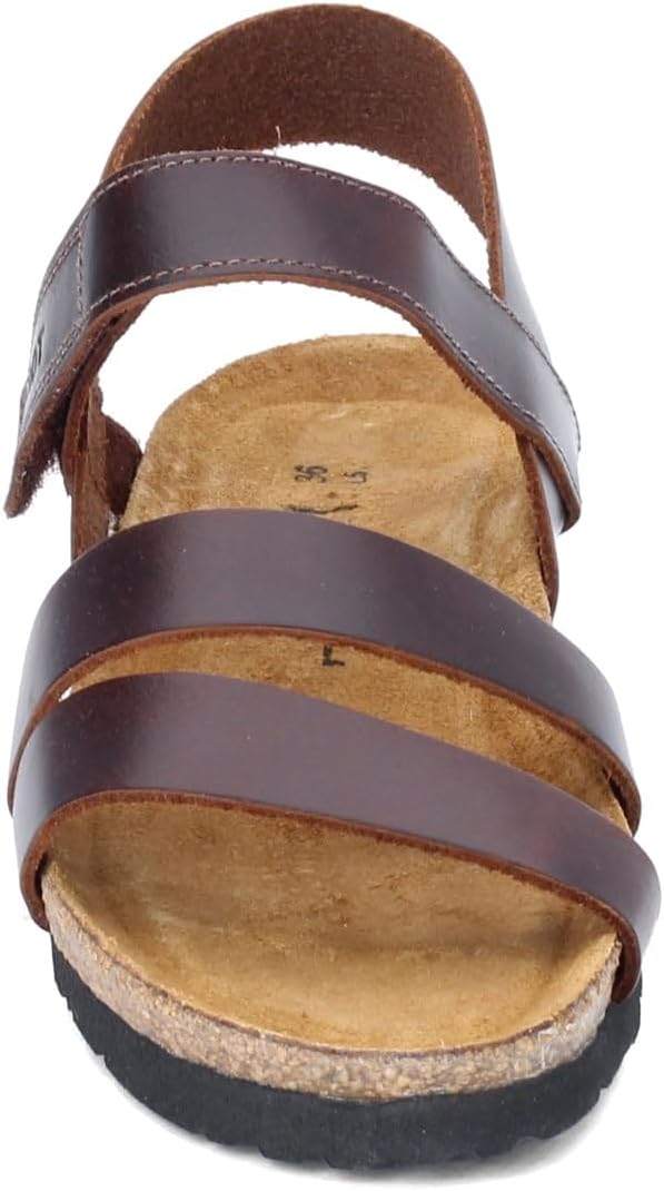 Brown Buffalo Leather Women's Kayla Sandals by Naot - Image 4