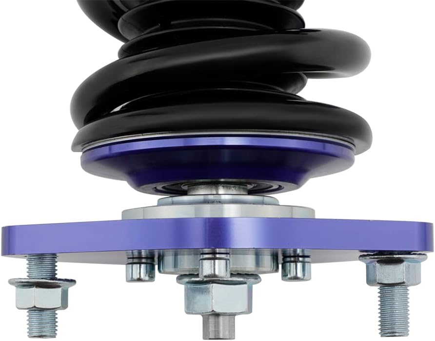 maXpeedingrods Coilovers for Honda Civic 2001-2005 DX/EX/GX/HX/LX/Si, Height Adjustable Coilovers Suspension Kit, Preset Damping Shock Absorber Struts, Lowering Kits Blue