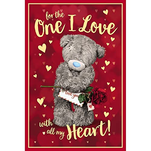 Me to You One I Love With All My Heart 3D Birthday Card,Mixed,Size:6x9,ALM93054