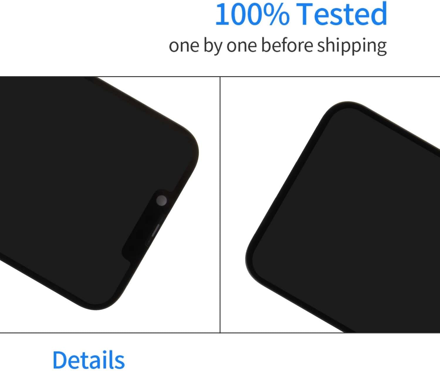 TFT for iPhone 13 Pro LCD Screen Replacement,6.1 inch for iPhone 13 Pro A2638, A2483, A2636, A2639, A2640 3D Touch LCD Display Digitizer Screen Full Assembly with Tempered Glass