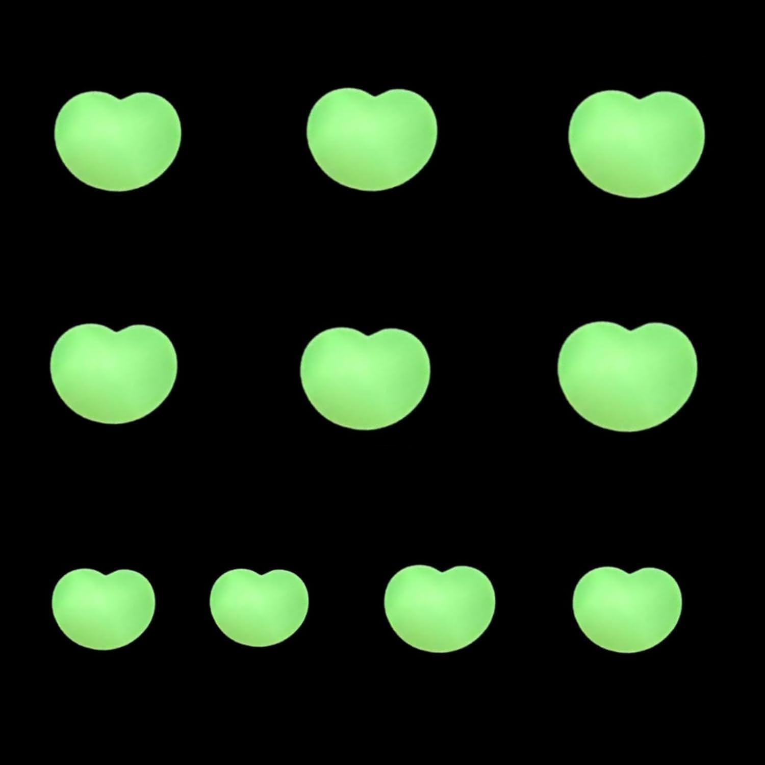 10Pcs Fun Noctilucent Butt Mochi Squishy Squeeze Stereo Relieve Stress Peach Bum Sticker Mobile Phone Decoration Accessories