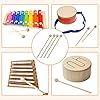 Wood Mallets Percussion Sticks, Percussion Sticks, 4 PCS Glockenspiel Mallets, Glockenspiel Beaters, Drum Stick, Wood Mallets Percussion Sticks Percussion Mallets, Musical Instrument Accessories #2