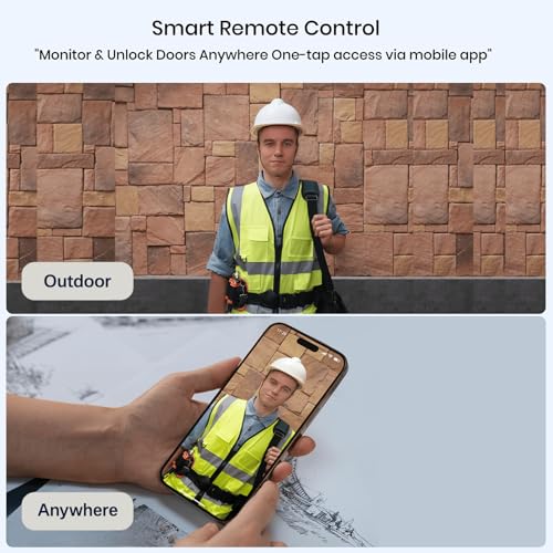 Smart Biometric Front Door Lock with Camera