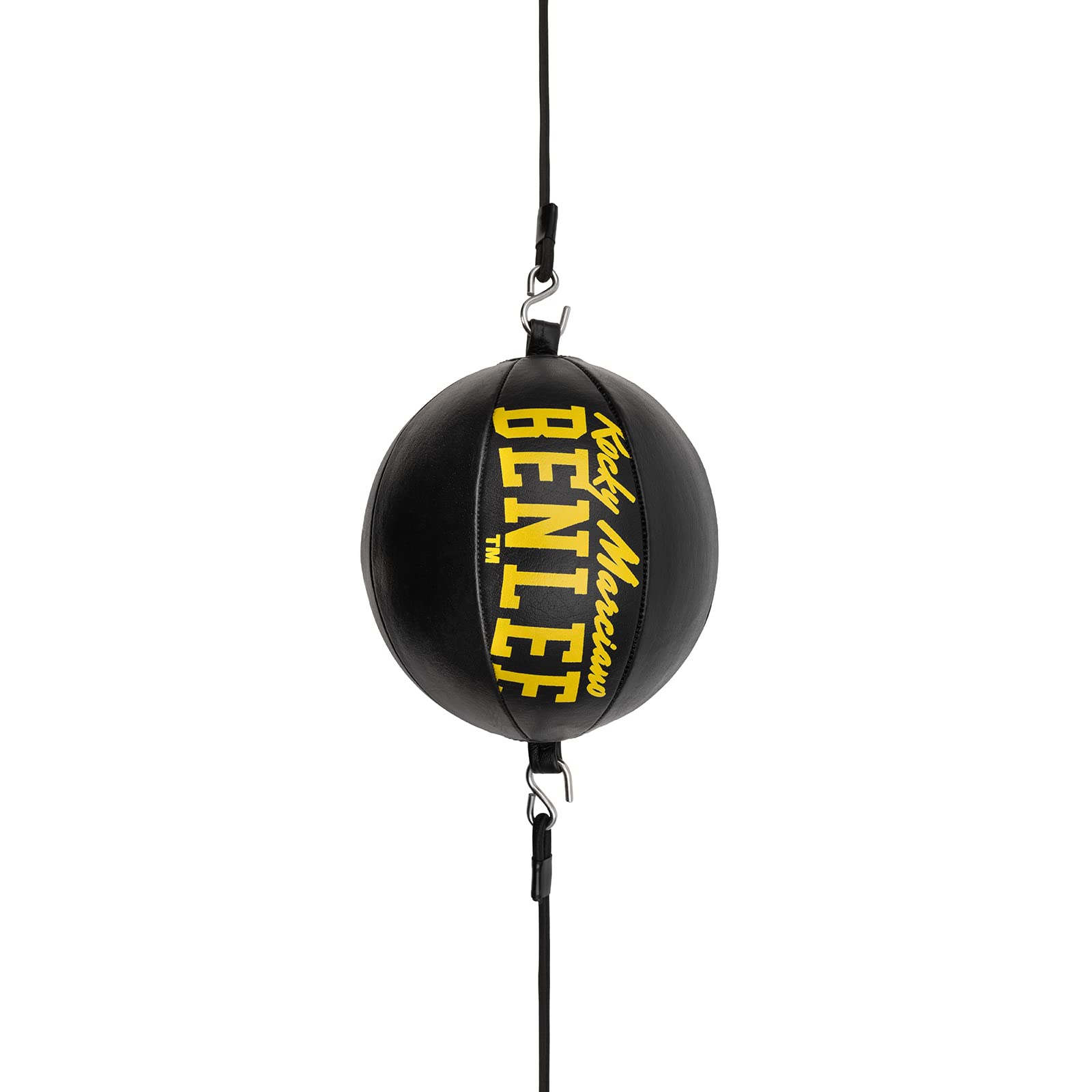 Benlee Balle double en cuir Target, couleur : noir/jaune, taille unique