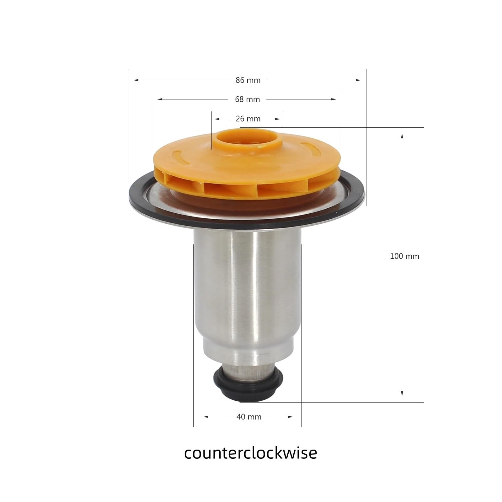 Pezzo Di Ricambio Della Caldaia Pompa Di Circolazione Dell'acqua Rotore Del Motore Le Foglie Dell'acqua for La Pompa Si Applicano A Potenza 63W~83W