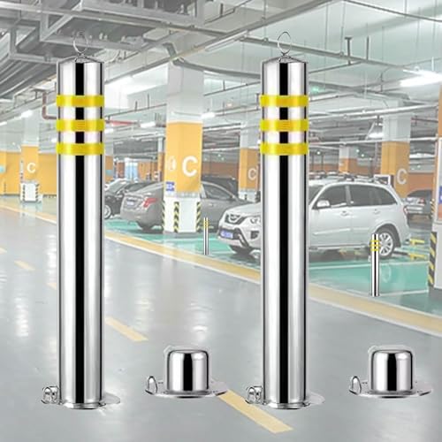 Barrières de sécurité durables pour bloquer le stationnement abusif devant un garage