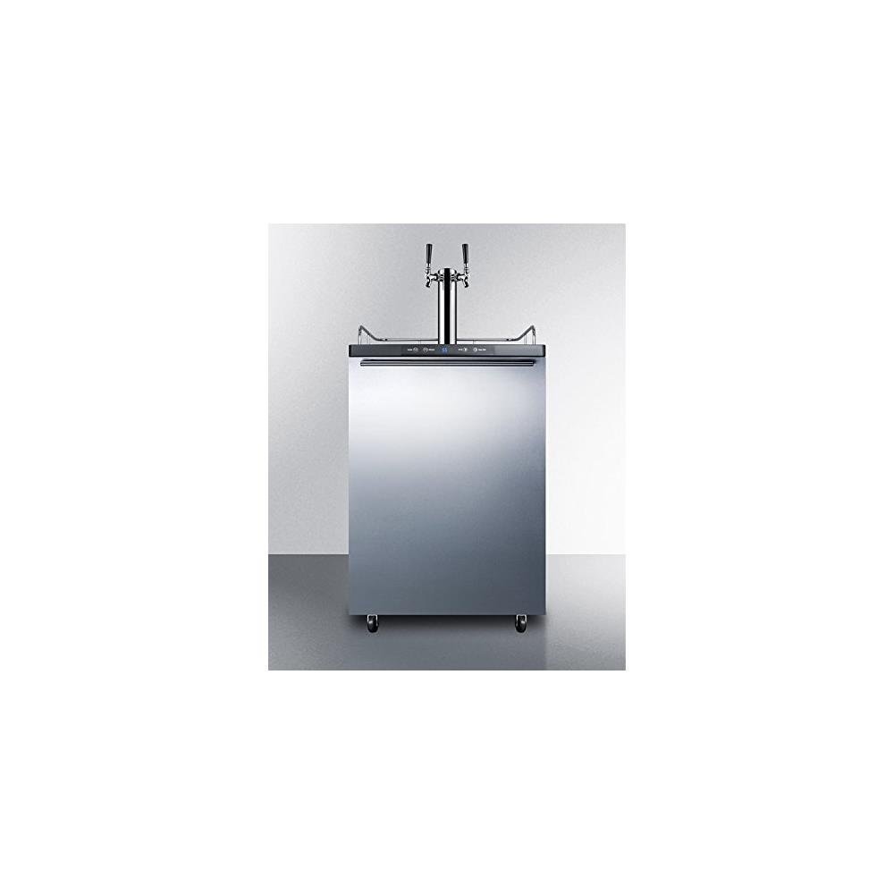 Summit SBC635MSSHHTWIN - Dispensador de vino, acero inoxidable
