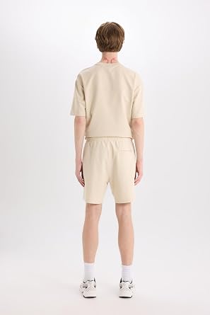 DeFacto Slim Fit Dar Paça Basic Şort B8674AX25SP