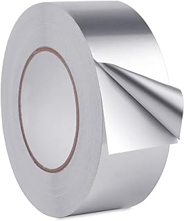 Lichamp HVAC Aluminum Foil Tape, Metal Insulation Tape for Ductwork, AC Air Conditioner Sealing, 2 inch x 70 Yards (210 feet), A201SL