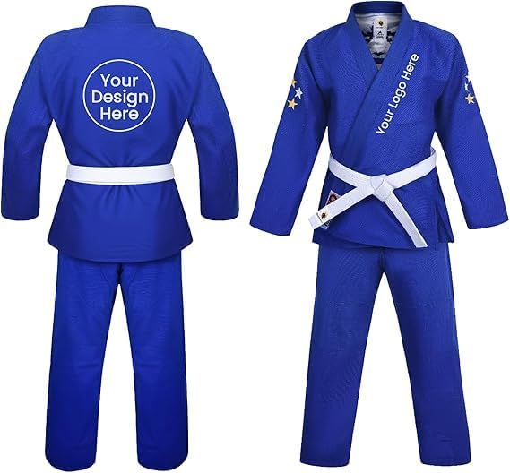Custom Logo BJJ Gi Men Brazilian Jiu Jitsu Gi IBJJF Approved & Lightweight Preshrunk Fabric Kimono Jiu Jitsu Gi Womens