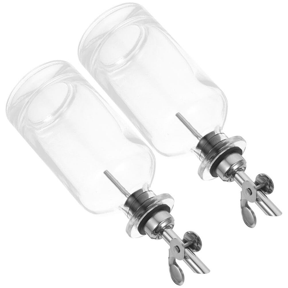 Kichvoe Dispensador de Aceite de Oliva de Vidrio 500ml, 2 Piezas