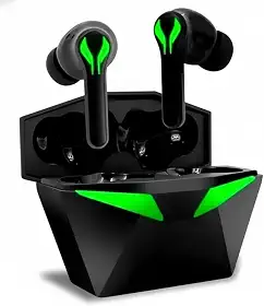 Fone de Ouvido TWS Gamer, Bluetooth Sem Fio, com Microfone, 8 Horas de Bateria, para Esportes, Baixa Latência, Longa Duração