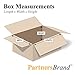 Partners Brand 16x12x12 Corrugated Cardboard Boxes, 16