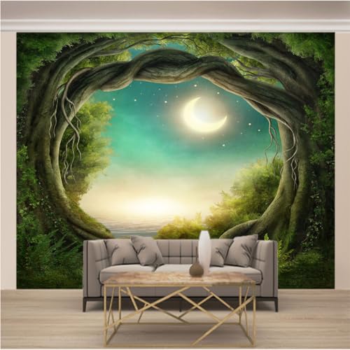 Papier peint panoramique intissé 3d : la solution pour rénover un mur de salon abîmé