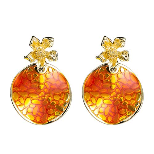 Bijoux colorés et boucles d'oreilles en émail pour exprimer votre joie