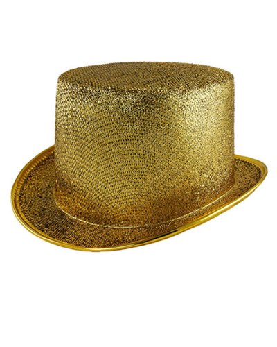 glitter top hat