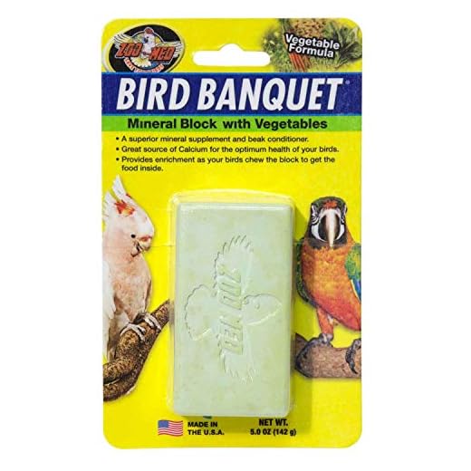 Zoo Med Vegetable Bird Banquet Block Small