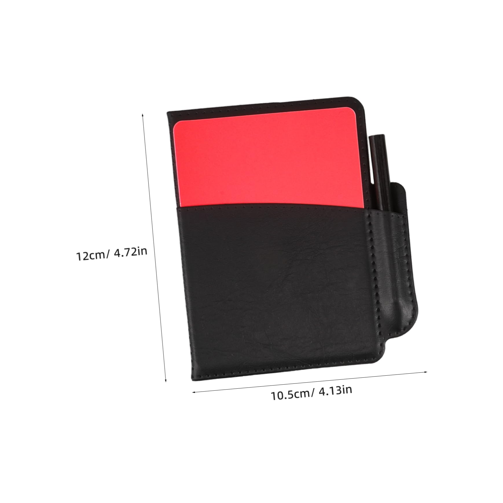 BELLIFFY 4sets Soccer Referee Card Set Red Referee Pencil Essential for Football Game Officials Training Sessions Portable Design