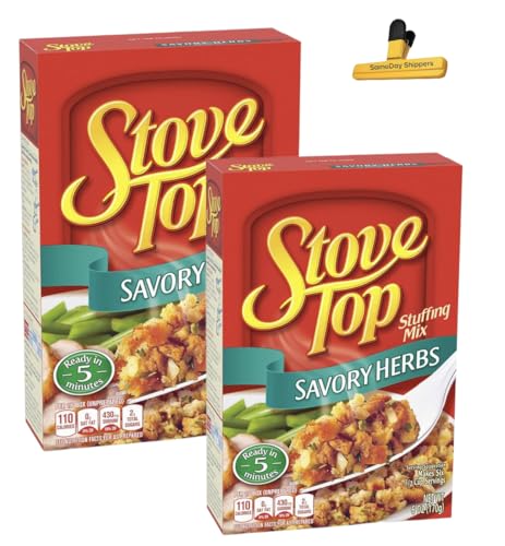 STOVE TOP (2 PACK SAVORY HERBS) Mix Side Dish, 6 oz Box