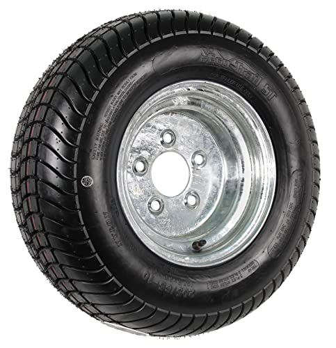eCustomrim 2-Pack Trailer Tire Rim 20.5X8-10 205/65-10 20.5X8.0-10 5 Lug Load Range E Galvanized Wheel - 2 Year Warranty w/Free Roadside