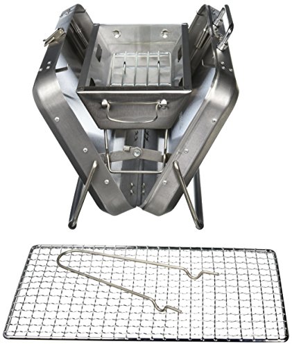Kikkerland Bq01 Portable Bbq Suitcase, Silver #TOP2